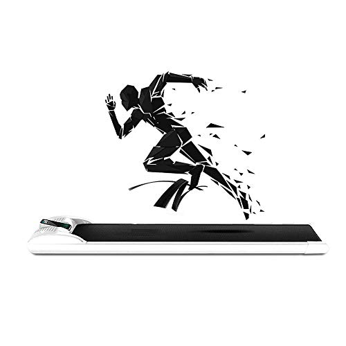 Cinta de Correr eléctrica Debajo del Escritorio con Pantalla Digital LED y Velocidad Ajustable, Cinta de Correr Super Slim Mini Quiet con Control Remoto para el hogar, la Oficina, el Gimnasio