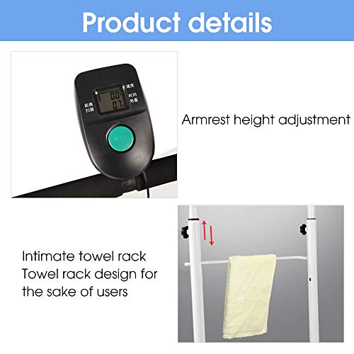 Cinta de Correr Manual Plegable compacta para el hogar Máquina de Correr portátil con Tablero de Instrumentos Mini máquina para Caminar Cinta de Correr para Ejercicio físico Cinta de Correr Manual Plegable compacta para el hogar Máquina de Correr portátil con Tablero de Instrumentos Mini máquina para Caminar Cinta de Correr para Ejercicio físico