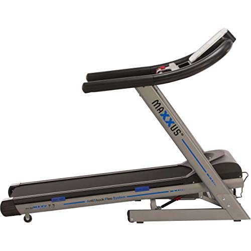 Cinta de Correr Maxxus RunMaxx 7.3 Plegable, versátil, Ahorra Espacio, 18 km/h, Motor de 3 CV CC, Gran Superficie de Rodadura para una sensación de Entrenamiento Segura, Ideal para el hogar