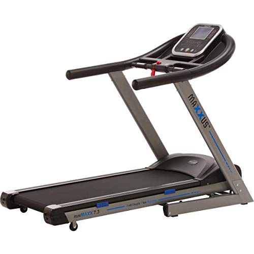 Cinta de Correr Maxxus RunMaxx 7.3 Plegable, versátil, Ahorra Espacio, 18 km/h, Motor de 3 CV CC, Gran Superficie de Rodadura para una sensación de Entrenamiento Segura, Ideal para el hogar