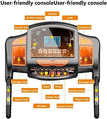 Cinta de Correr Plegable | Motor eléctrico eléctrico silencioso | 12 programas | hasta 74 kg | Entrenamiento para Caminar y Correr | Pantalla LCD | Infinitamente Ajustable hasta 16 km