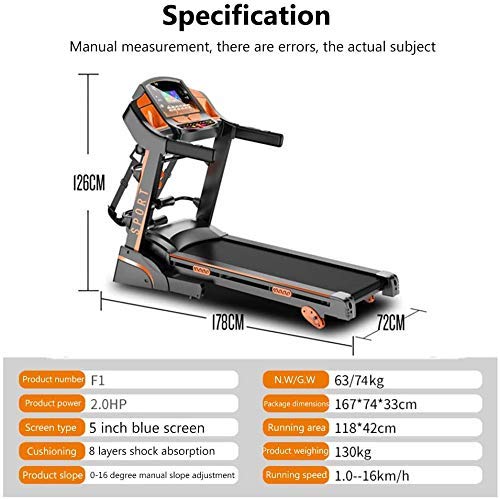 Cinta de Correr Plegable | Motor eléctrico eléctrico silencioso | 12 programas | hasta 74 kg | Entrenamiento para Caminar y Correr | Pantalla LCD | Infinitamente Ajustable hasta 16 km Cinta de Correr Plegable | Motor eléctrico eléctrico silencioso | 12 programas | hasta 74 kg | Entrenamiento para Caminar y Correr | Pantalla LCD | Infinitamente Ajustable hasta 16 km