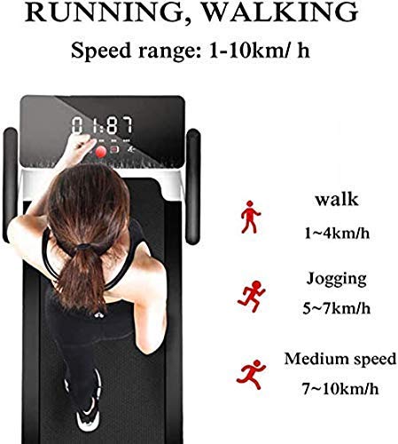 Cinta de Correr, Plegable, semiprofesional, eléctrica, motorizada, 1-10 km/h, programas de Entrenamiento y Pantalla LED, Capacidad de Carga hasta 200 kg, Apta para Uso doméstico/de Oficina