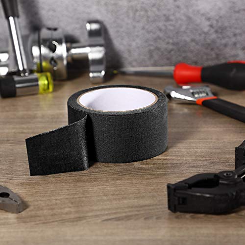Cinta de Tela 5 cm x 10 m, Cinta de Sellado de Costura Adhesiva para Reparación de Correas (Negro) Cinta de Tela 5 cm x 10 m, Cinta de Sellado de Costura Adhesiva para Reparación de Correas (Negro)