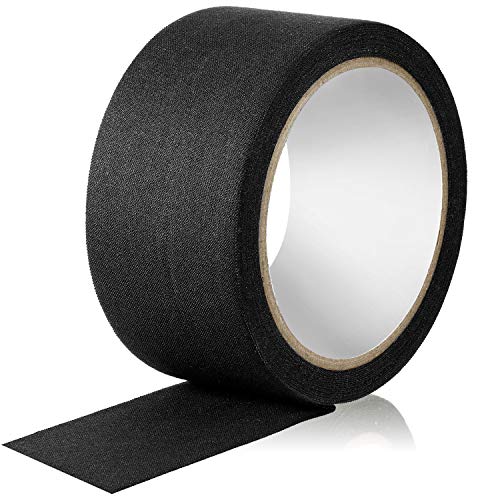Cinta de Tela 5 cm x 10 m, Cinta de Sellado de Costura Adhesiva para Reparación de Correas (Negro) Cinta de Tela 5 cm x 10 m, Cinta de Sellado de Costura Adhesiva para Reparación de Correas (Negro)