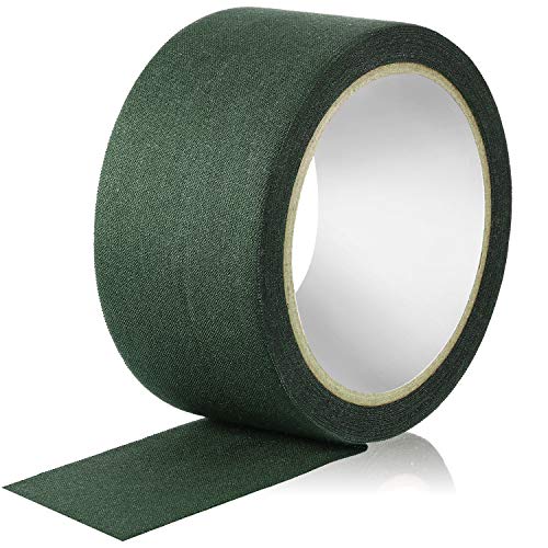 Cinta de Tela 5 cm x 10 m, Cinta de Sellado de Costura para Reparación de Correas (Verde Oliva)