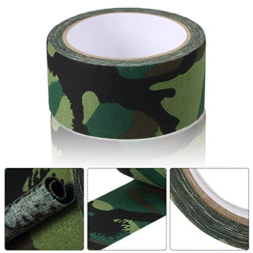 Cinta de Tela Verde Camuflaje 5 cm x 10 m, Cinta Adhesiva de Sellado de Costuras para Reparación de Correas Cinta de Tela Verde Camuflaje 5 cm x 10 m, Cinta Adhesiva de Sellado de Costuras para Reparación de Correas