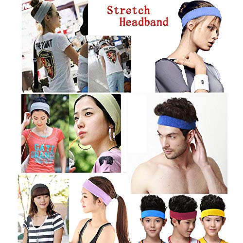 Cinta Pelo, Turbantes Para Mujer, Cintas Pelo Mujer, 12 Piezas Bandas Elasticas Pelo Yoga Cintas Elásticas Para Deportes, Ciclismo, Gimnasia y Atletismo Cinta Pelo, Turbantes Para Mujer, Cintas Pelo Mujer, 12 Piezas Bandas Elasticas Pelo Yoga Cintas Elásticas Para Deportes, Ciclismo, Gimnasia y Atletismo