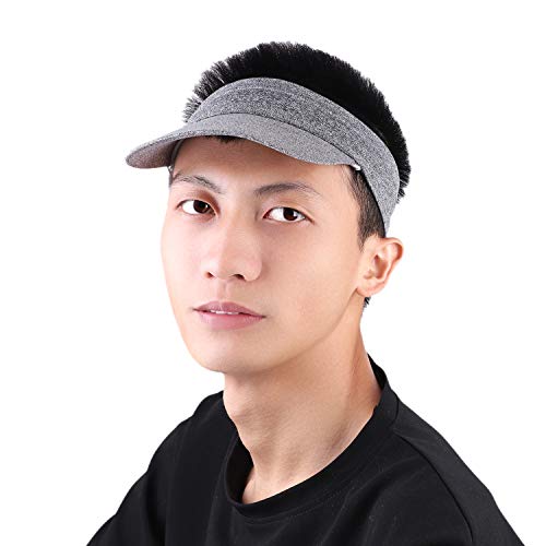 Cinta unisex para el sudor, con visera, protección antideslumbrante, protección solar, gorra para tenis, gorra antideslizante, cinta para la playa, deporte, cinta para el pelo, para tenis