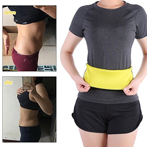 Cinturón de Sudor para Adelgazar Belly Slimming Belt Postpartum Loss Weight Body Shaper Panza Fat Burning Waist Training 6 tamaño Universal para Hombre Mujer(XXL)