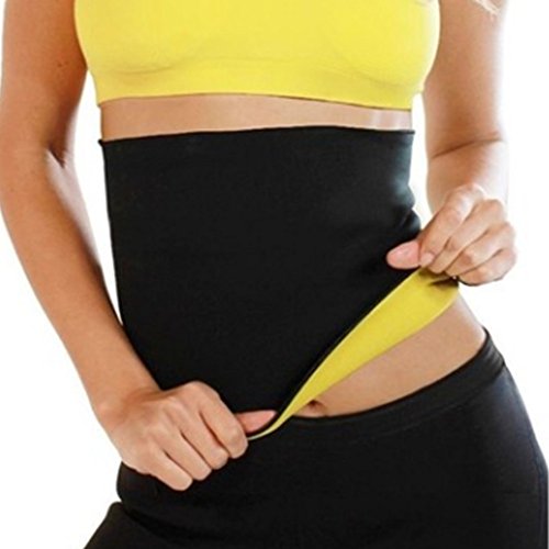 Cinturón de Sudor para Adelgazar Belly Slimming Belt Postpartum Loss Weight Body Shaper Panza Fat Burning Waist Training 6 tamaño Universal para Hombre Mujer(XXL)