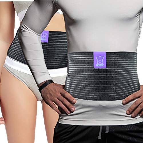 Cinturón para Hernia Umbilical por Everyday Medical I Faja Abdominal para el Soporte de Hernia de Ombligo con Almohadilla de Compresión I Soporte para Hernia Ventral para Hombre y Mujer I L/XL