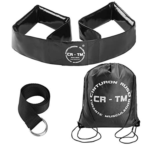 Cinturon Ruso CR-TM Tirante Musculador Professional (Negro)