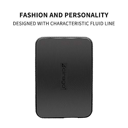 CIRAGO 1TB Disco Duro Externo Portátil Resistente a los Golpes, 2.5 Inch USB 3.0, para PC, Mac, MacBook, Chromebook, Xbox, PS4 (Negro)…