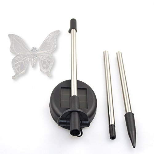 CISTWIN Paquete de 2 colores cambiantes óptica LED Solar Powered Dragonfly mariposa jardín Pathway luces linternas para patio patio patio exterior CIS-57254-PACK2DB CISTWIN Paquete de 2 colores cambiantes óptica LED Solar Powered Dragonfly mariposa jardín Pathway luces linternas para patio patio patio exterior CIS-57254-PACK2DB