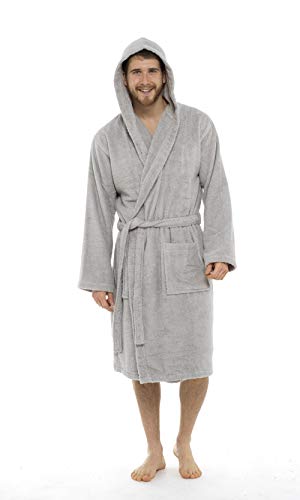 CityComfort Bata De Baño para Hombres | Albornoz De Toalla Al 100% De Algodón Gimnasio, La Ducha, El Hotel, El SPA O para IR De Vacaciones CityComfort Bata De Baño para Hombres | Albornoz De Toalla Al 100% De Algodón Gimnasio, La Ducha, El Hotel, El SPA O para IR De Vacaciones