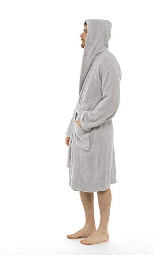 CityComfort Bata De Baño para Hombres | Albornoz De Toalla Al 100% De Algodón Gimnasio, La Ducha, El Hotel, El SPA O para IR De Vacaciones CityComfort Bata De Baño para Hombres | Albornoz De Toalla Al 100% De Algodón Gimnasio, La Ducha, El Hotel, El SPA O para IR De Vacaciones