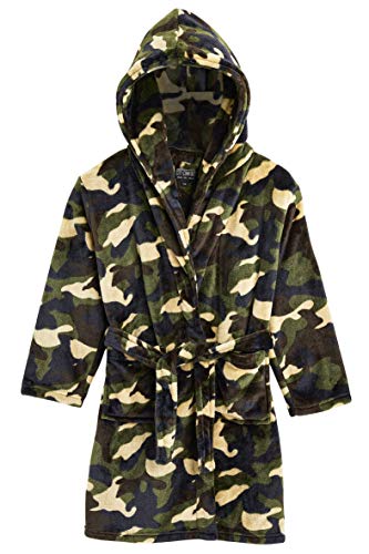 CityComfort Bata Forro Polar Niño, Albornoz Niño de Estar por Casa con Capucha y Cinturon, Ropa de Dormir Batas para Niños Diseño Camuflaje, Regalos para Niños Niñas (Verde Woodland, 7-8 años) CityComfort Bata Forro Polar Niño, Albornoz Niño de Estar por Casa con Capucha y Cinturon, Ropa de Dormir Batas para Niños Diseño Camuflaje, Regalos para Niños Niñas (Verde Woodland, 7-8 años)
