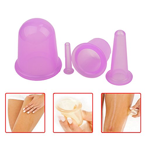CkeyiN Ventosas En Silicona,Ventosas Celulitis,Masaje Tazas De Catación Masaje Del Cuerpo Cara Cuello Silicona (Púrpura) CkeyiN Ventosas En Silicona,Ventosas Celulitis,Masaje Tazas De Catación Masaje Del Cuerpo Cara Cuello Silicona (Púrpura)