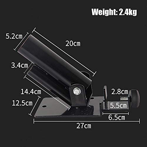 Ckssyao Plataforma Fila ° 360 T Bar, Barra Barra T Fila Post Platform Insertar Minas Grappler para Tanto Olímpico 1 en Y 2 en Bares, para el Entrenamiento del Cuerpo Volver Ejercicio