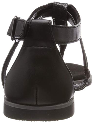 Clarks Bay Poppy, Sandalias con Tira Vertical Mujer, Negro (Black Interest-), 38 EU Clarks Bay Poppy, Sandalias con Tira Vertical Mujer, Negro (Black Interest-), 38 EU