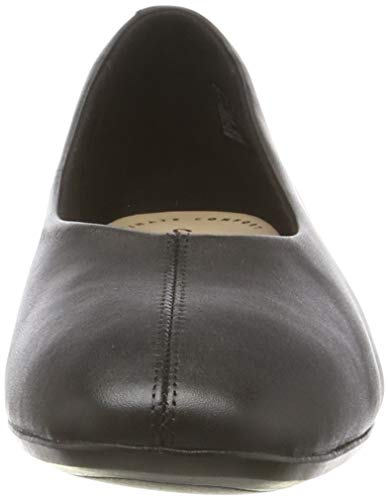 Clarks Chia Violet, Bailarinas para Mujer, Negro (Black Leather Black Leather), 40 EU Clarks Chia Violet, Bailarinas para Mujer, Negro (Black Leather Black Leather), 40 EU