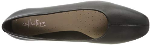 Clarks Chia Violet, Bailarinas para Mujer, Negro (Black Leather Black Leather), 41.5 EU Clarks Chia Violet, Bailarinas para Mujer, Negro (Black Leather Black Leather), 41.5 EU