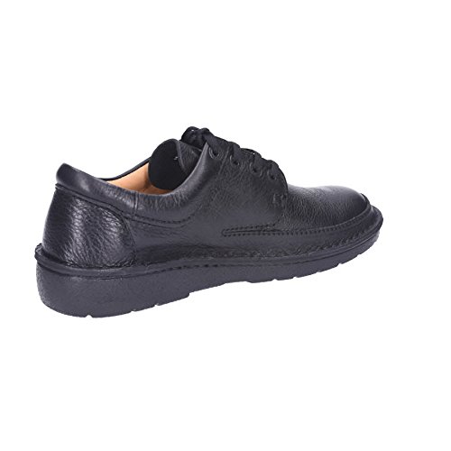Clarks Nature II 111553 - Zapatos de Cordones de Cuero para Hombre, Color Negro, Talla 40