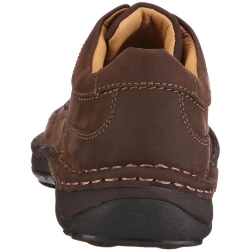 Clarks Nature Three 20340682 - Zapatos casual de cuero nobuck para hombre, color marrón (Ebony Oily), talla 43 Clarks Nature Three 20340682 - Zapatos casual de cuero nobuck para hombre, color marrón (Ebony Oily), talla 43
