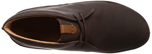 Clarks Oakland Rise, Botas Chukka Hombre, Marrón (Dark Brown Lea), 46 EU