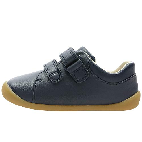 Clarks Roamer Craft T, Zapatillas Niñas, Azul (Navy Leather Navy Leather), 17.5 EU