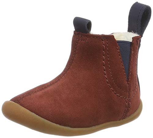 Clarks Roamer Free T, Zapatillas de Estar por casa Unisex Niños, Marrón (Burg Suede Burg Suede), 18 EU