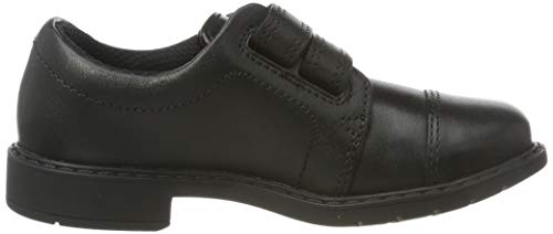 Clarks Scala Skye T, Mocasines Niños, Negro (Black Leather Black Leather), 27 EU