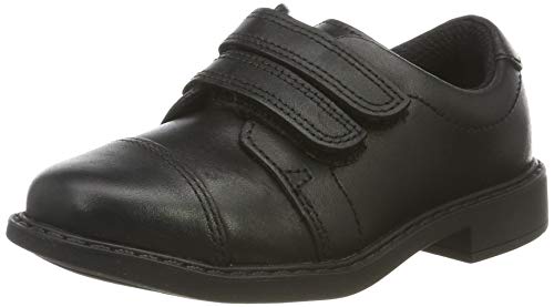 Clarks Scala Skye T, Mocasines Niños, Negro (Black Leather Black Leather), 27 EU