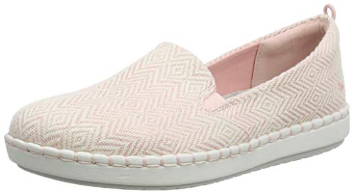 Clarks Step Glow Slip, Zapatillas sin Cordones para Mujer, Beige (Pink Pink), 37 EU