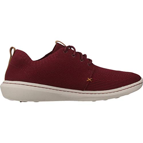 Clarks Step Urban Mix, Zapatillas Hombre, Rojo Burgundy, 42.5 EU Clarks Step Urban Mix, Zapatillas Hombre, Rojo Burgundy, 42.5 EU
