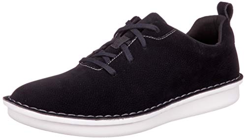 Clarks Step Welt Free, Zapatillas Hombre, Color Negro, 43 EU