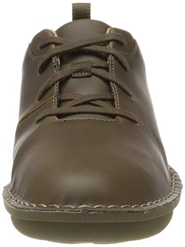 Clarks Step Welt Free_Sneaker, Zapatillas Hombre, Marrón Oscuro, 43 EU