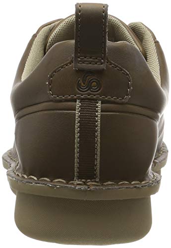 Clarks Step Welt Free_Sneaker, Zapatillas Hombre, Marrón Oscuro, 43 EU