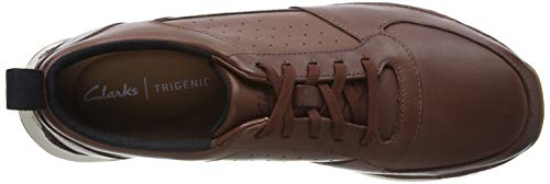 Clarks Tri Sprint, Zapatillas Hombre, Marrón (British Tan Leather British Tan Leather), 41 EU