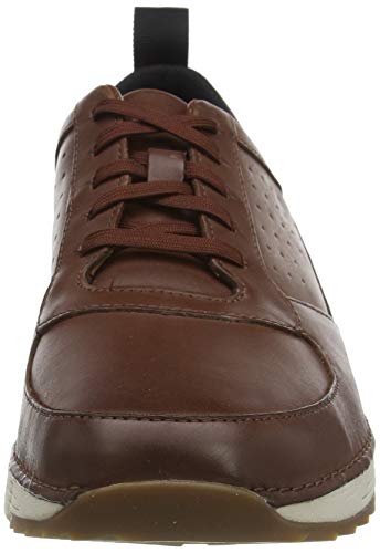 Clarks Tri Sprint, Zapatillas Hombre, Marrón (British Tan Leather British Tan Leather), 41 EU