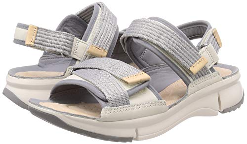 Clarks Tri Walk, Sandalias Mujer, Blanco (White Combi White Combi), 36 EU Clarks Tri Walk, Sandalias Mujer, Blanco (White Combi White Combi), 36 EU