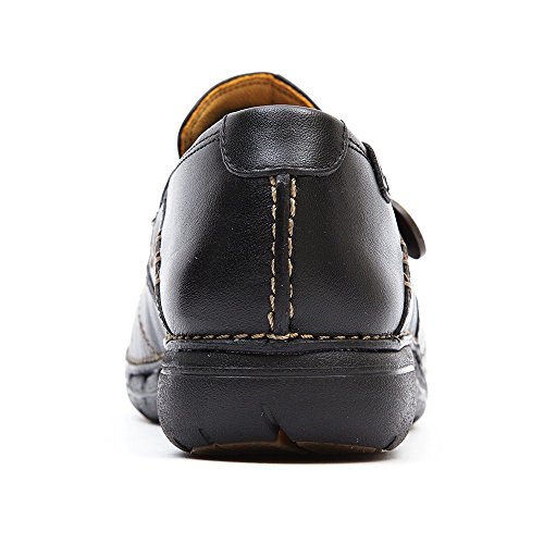 Clarks Un Loop, Mocasines Mujer, Negro (Black Leather), 38 EU Clarks Un Loop, Mocasines Mujer, Negro (Black Leather), 38 EU