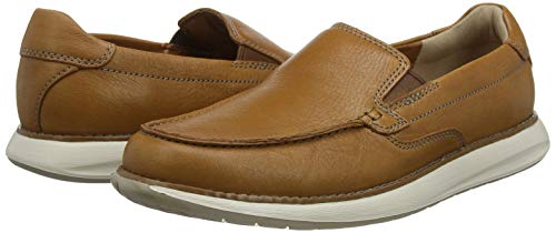 Clarks Un Pilot Step, Mocasines para Hombre, Marrón (Tan Leather Tan Leather), 44 1/2 EU