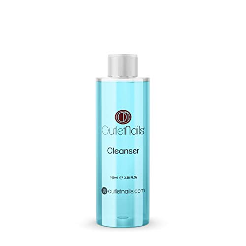 Cleaner para Gel 100ml Azul - Aroma Coco - Eliminar la capa pegajosa de geles UV/Esmaltes permanentes/Esmaltado Permanente/Cleanser para uñas de gel