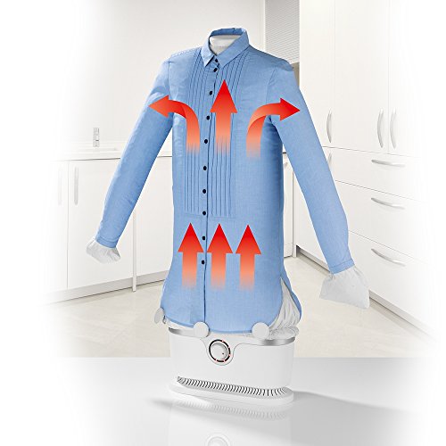 CLEANmaxx planchadora automática de Camisas se Seca y Plancha automáticamente | Máquina de Planchar Camisas y Blusas Totalmente automática