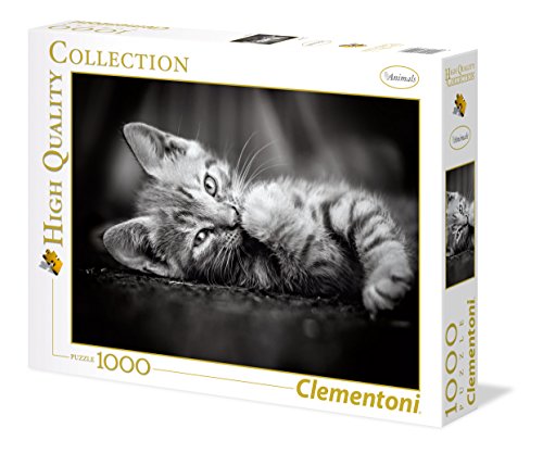 Clementoni- Kitty Puzzle, 1000 Piezas, Multicolor (39422.7)