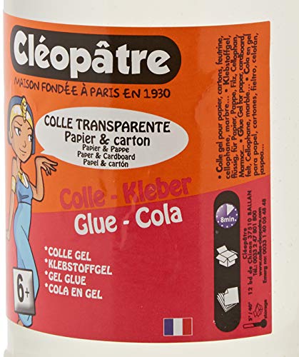 Cleopatre CT1L - Pegamento transparente especial para escuelas, 1 kg Cleopatre CT1L - Pegamento transparente especial para escuelas, 1 kg