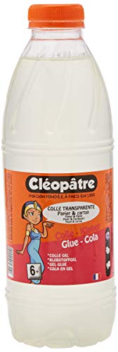 Cleopatre CT1L - Pegamento transparente especial para escuelas, 1 kg Cleopatre CT1L - Pegamento transparente especial para escuelas, 1 kg