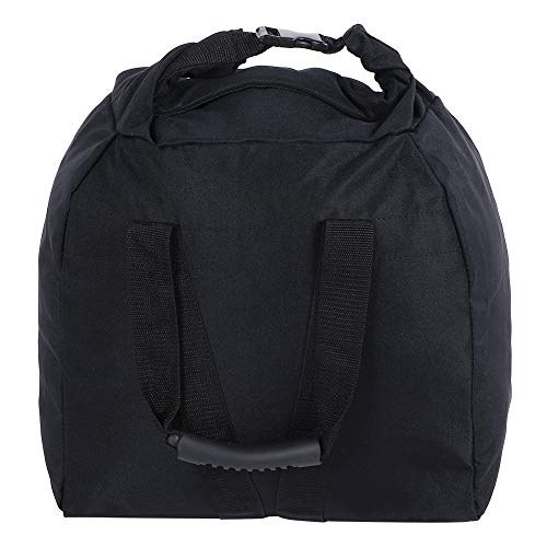 Clindly Bolsa de Arena Levantamiento de Pesas - Fitness Levantamiento de Pesas Bolsa de Arena Ejercicio al Aire Libre Body Building Arena Bolsa Accesorio (Negro)